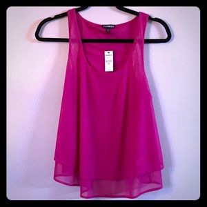 Brand New Fuchsia Express Tank top